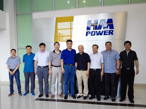 東方煙臺(tái)威思頓電氣股份有限公司領(lǐng)導(dǎo)專家們到赫茲曼電力參觀、考察